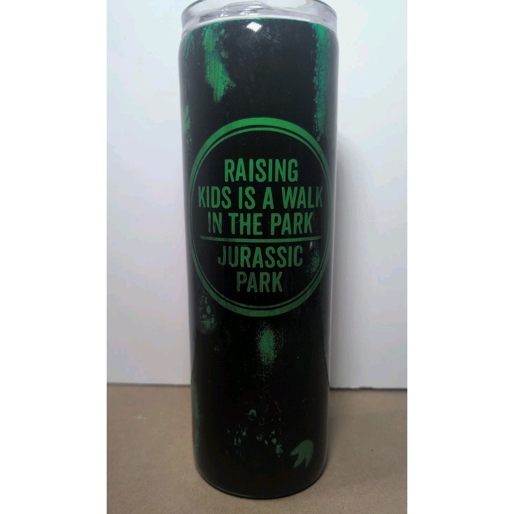 Raising Kids Is A Walk In The Park, Jurassic Park 24 Oz Water Bottle Tumbler